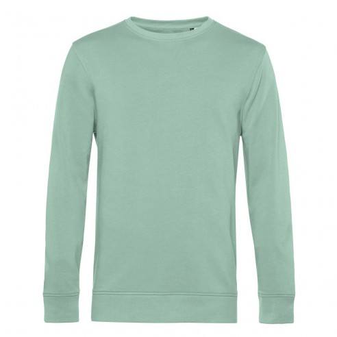 FELPA GIROCOLLO IN COTONE RICICLATO CERTIFICATO