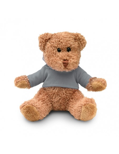 PELUCHE ORSACCHIOTTO CON T-SHIRT CON CAPPUCCIO