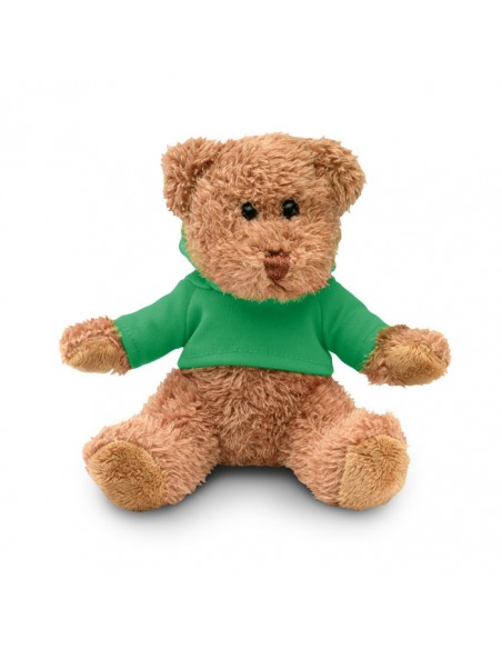 PELUCHE ORSACCHIOTTO CON T-SHIRT CON CAPPUCCIO