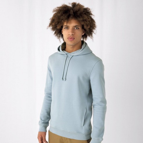 FELPA CON CAPPUCCIO E TASCA A MARSUPIO IN COTONE ORGANICO