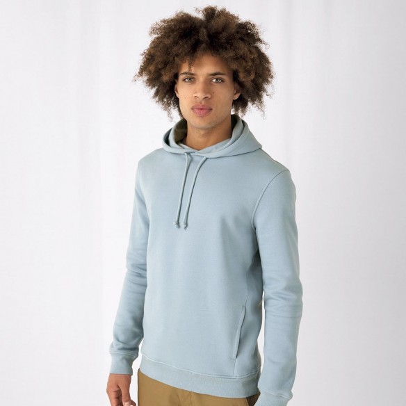 FELPA CON CAPPUCCIO E TASCA A MARSUPIO IN COTONE ORGANICO