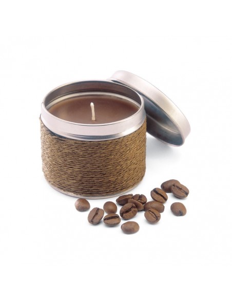 CANDELA PROFUMATA IN CONFEZIONE DI LATTA