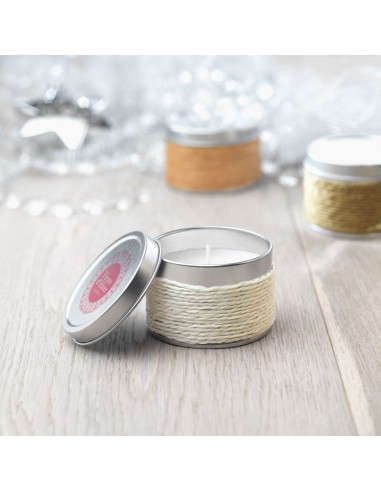 CANDELA PROFUMATA IN CONFEZIONE DI LATTA