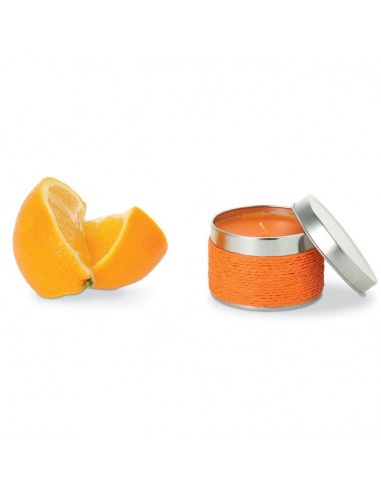 CANDELA PROFUMATA IN CONFEZIONE DI LATTA