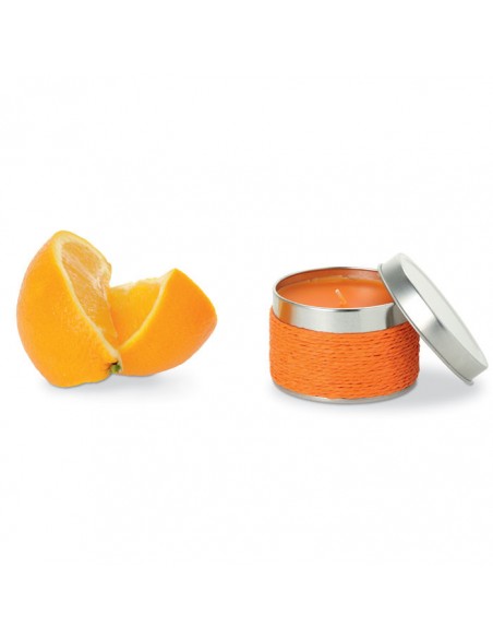 CANDELA PROFUMATA IN CONFEZIONE DI LATTA