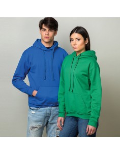 FELPA UNISEX CON CAPPUCCIO E CORDONCI