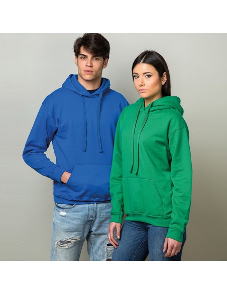 FELPA UNISEX CON CAPPUCCIO E CORDONCI