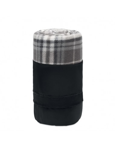 COPERTA DA VIAGGIO A QUADRI IN PILE E RPET