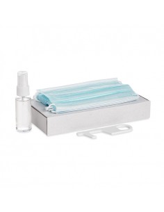 SET STAYSAFE MASCHERINA GEL PORTACHIAVI ANTICONTATTO 2