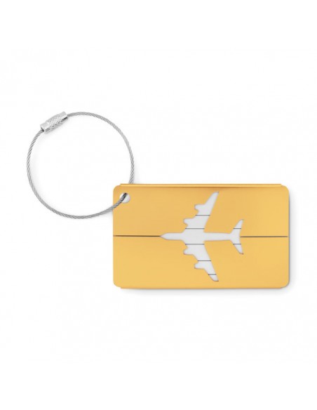 ETICHETTA BAGAGLIO IN ALLUMINIO