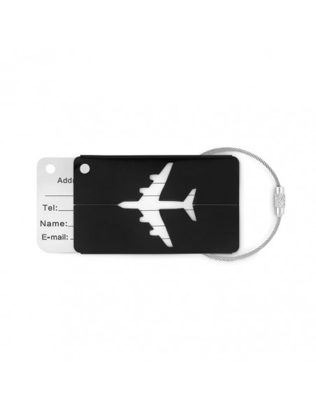 ETICHETTA BAGAGLIO IN ALLUMINIO