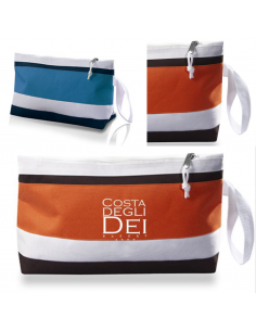 BEAUTY CASE CON MANIGLIA LATERALE E LACCETTI TIRAZIP