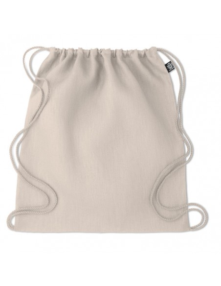 SACCA ZAINO IN 100% CANAPA CM 38X42
