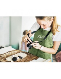 GREMBIULE DA CUCINA CON 2 TASCHE IN 100% CANAPA