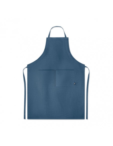 GREMBIULE DA CUCINA CON 2 TASCHE IN 100% CANAPA