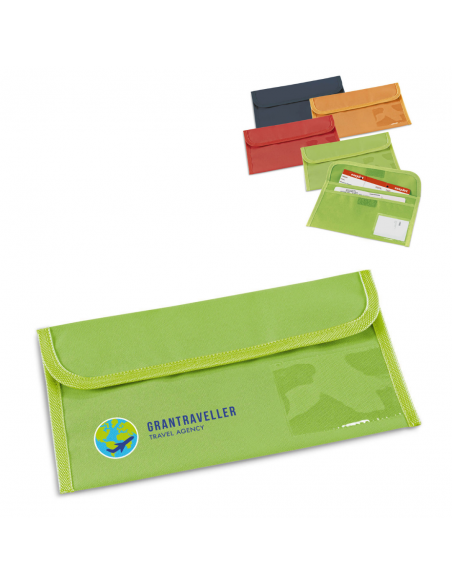 PORTADOCUMENTI DA VIAGGIO 2 SCOMPARTI