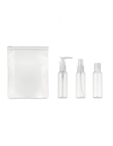 SET LIQUIDI 3 PEZZI DA VIAGGIO