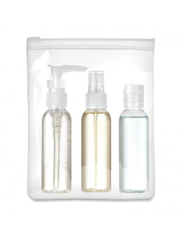 SET LIQUIDI 3 PEZZI DA VIAGGIO