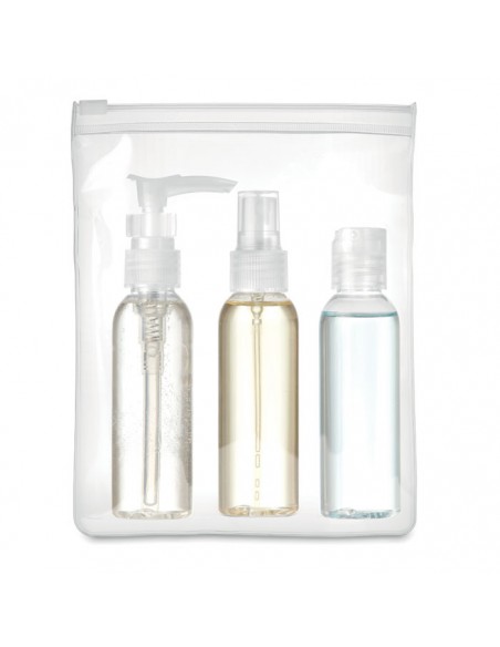 SET LIQUIDI 3 PEZZI DA VIAGGIO