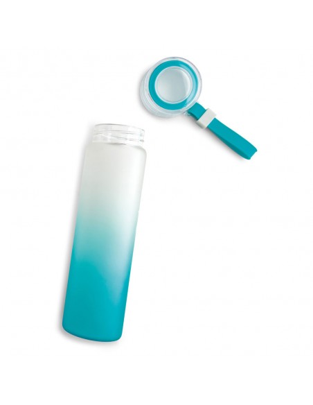 BORRACCIA IN VETRO BOROSILICATO CON TAPPO A VITE