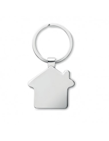 Portachiavi casetta in lega di zinco e bamboo