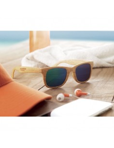 OCCHIALI DA SOLE EFFETTO LEGNO PROTEZIONE UV400