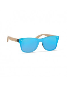 OCCHIALI DA SOLE IN BAMBOO CON LENTI SPECCHIATE IN ALL OVER 2