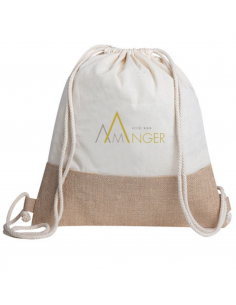 SACCA ZAINO IN COTONE E JUTA 150 GR