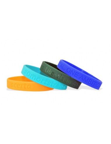 BRACCIALI IN SILICONE INCISO