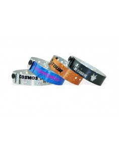 Braccialetto identificativo glitter 19 mm