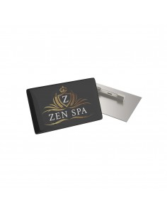 BADGE IN METALLO CON SPILLA