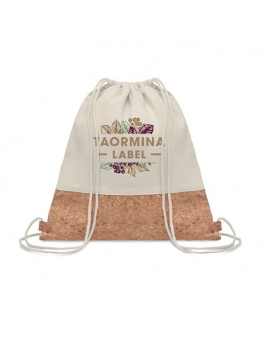 ZAINETTO IN COTONE CON DETTAGLI IN SUGHERO