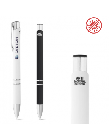 PENNA A SFERA IN ABS CON TRATTAMENTO ANTIBATTERICO