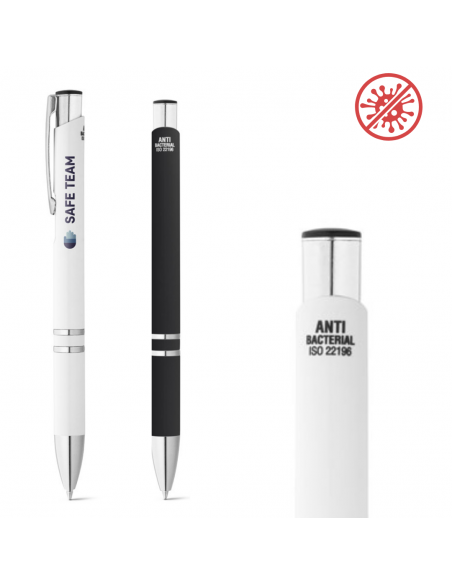 PENNA A SFERA IN ABS CON TRATTAMENTO ANTIBATTERICO