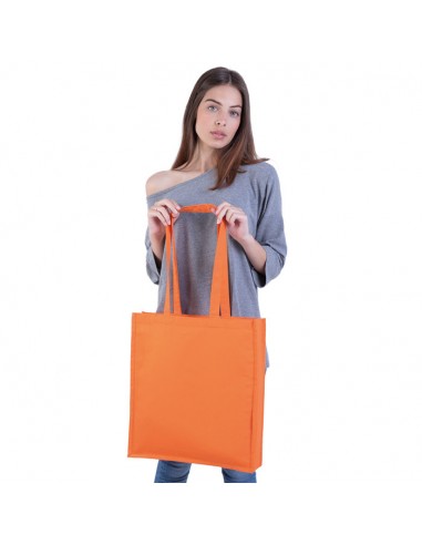 SHOPPER CON SOFFIETTO Cotone pesante