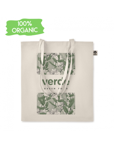 Shopper in cotone organico ecru