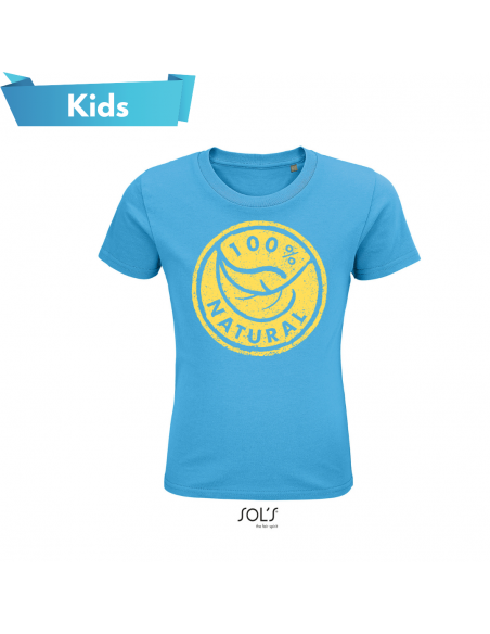 T-SHIRT KIDS 100% IN COTONE NATURALE