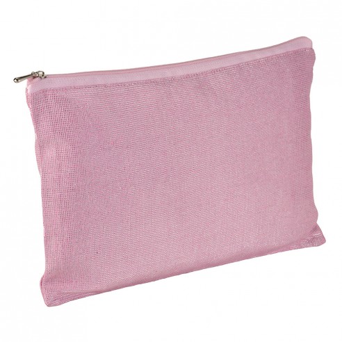 Beauty Case in Policotone Brillante con zip