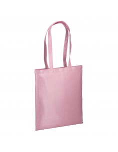 Shopper in policotone brillante con manici lunghi 150 gm2 2