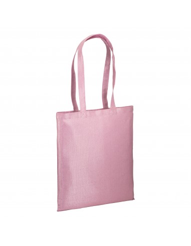 Shopper in policotone brillante con manici lunghi 150 gm2