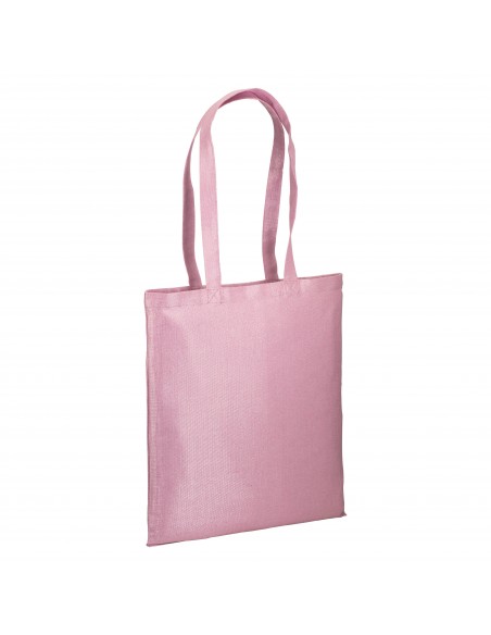 Shopper in policotone brillante con manici lunghi 150 gm2