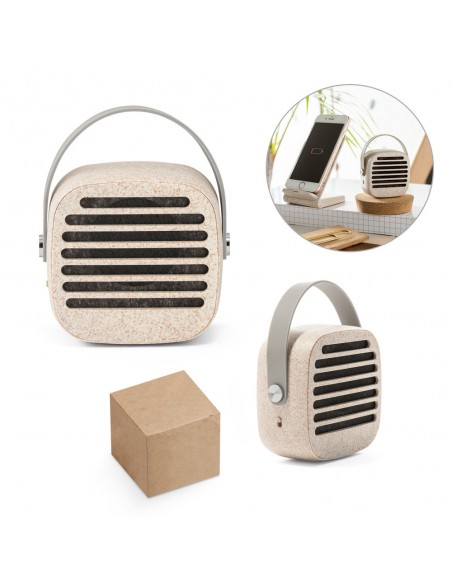 ALTOPARLANTE PORTATILE IN FIBRA DI PAGLIA