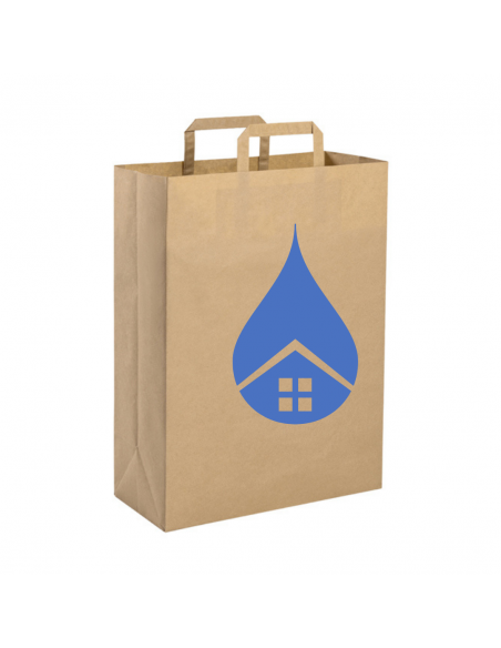 Shopper in carta riciclata cm 32x43x17