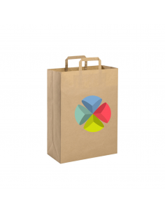 Shopper in carta riciclata cm19x24x7