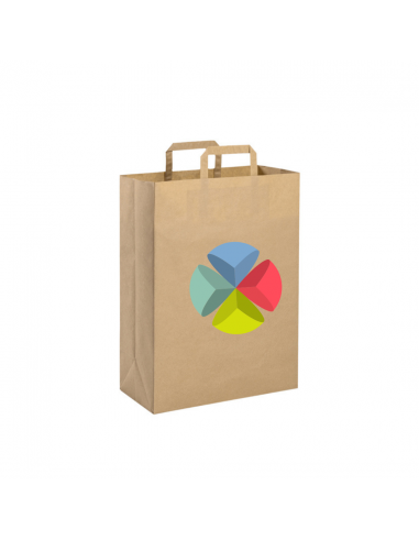 Shopper in carta riciclata cm19x24x7