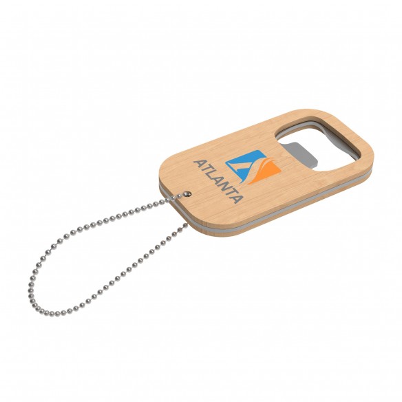 Portachiavi in legno apribottiglie