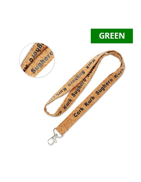 Lanyard in sughero 100%