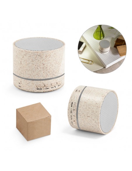 ALTOPARLANTE PORTATILE IN FIBRA DI PAGLIA