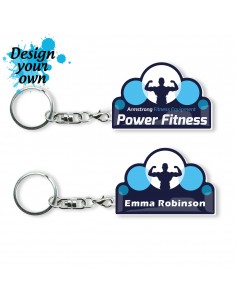 Key Ring Hard Double