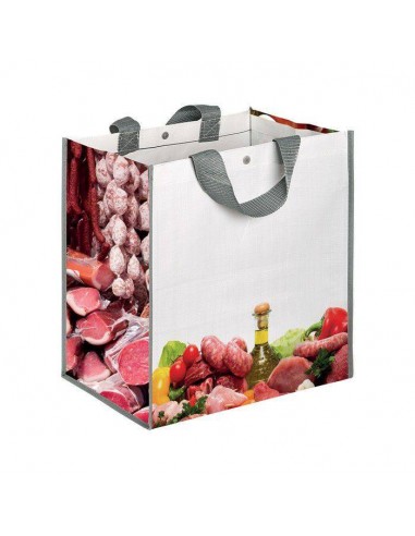 BORSA SHOPPING CON SOFFIETTO